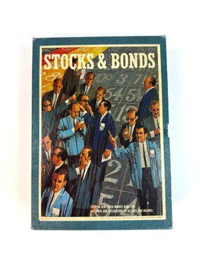 Vintage 1964 Stocks and Bonds Board Game by 3M Bookshelf Games